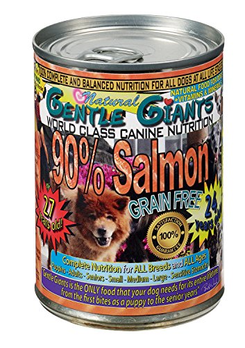 Gentle Giants All Natural Grain Free 90% Salmon (12 Case) 13 oz