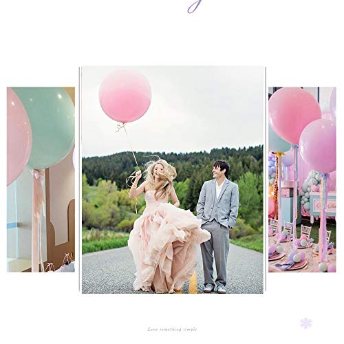 36 Inch Pastel Balloons Large Round Macaron Balloons 6Pc Big Colorful Latex Balloons For Photo Shoot Wedding Baby Shower Birthday Party Decorations #TOP7