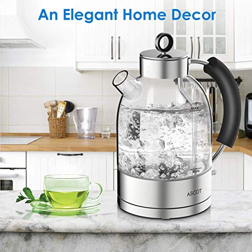 Limee KE0201 Bollitore elettrico senza fili da 1,7...