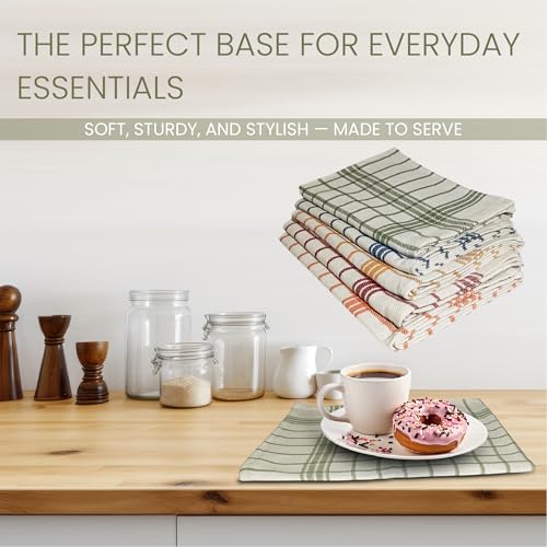 Fuller Earth Kitchen Tea Towels Set of 5 |100% Cotton | Lint Free Tea Towels - Super Absorbent Hand Towels | Incredibly Soft | Tea Towel Set - 50x70 cm Large Dish Towels - Cleaning Cloth - Cosy Home Interiors Fuller Earth Kitchen Tea Towels Set of 5 |100% Cotton | Lint Free Tea Towels - Super Absorbent Hand Towels | Incredibly Soft | Tea Towel Set - 50x70 cm Large Dish Towels - Cleaning Cloth - Image 5