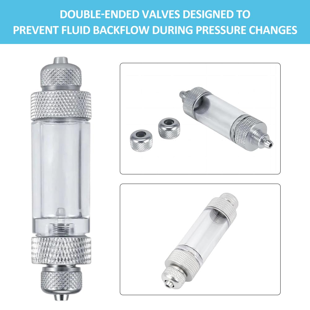 Contabolle CO2 Per Acquario - Doppia Testa In Alluminio E Acrilico Per Controllo Gas - Foto 9