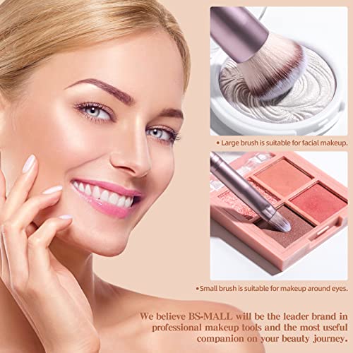 BS-MALL-Makeup-Brushes-Stand-Up-Premium-Synthetic-Foundation-Powder-Concealers-Eye-Shadows-14rose BS-MALL-Makeup-Brushes-Stand-Up-Premium-Synthetic-Foundation-Powder-Concealers-Eye-Shadows-14rose