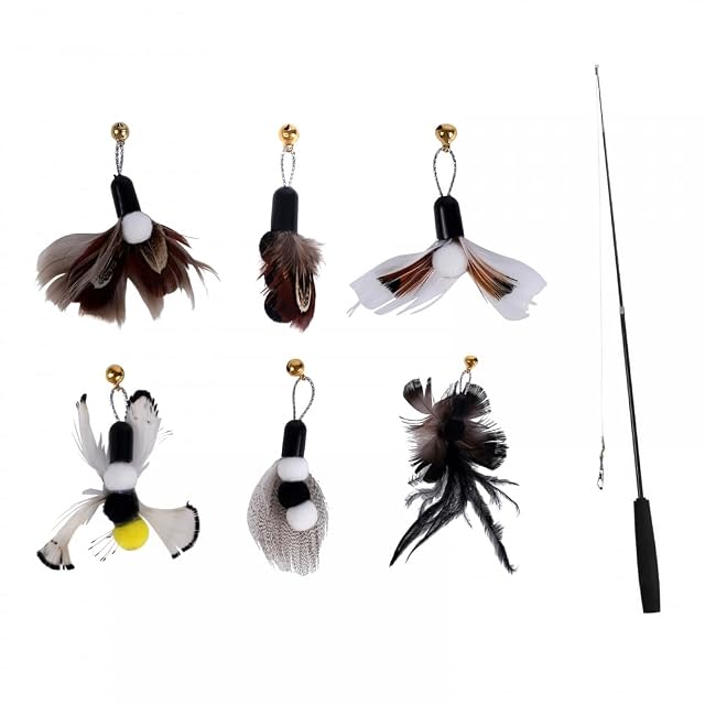 DONGKER 7 piezas de juguetes para gatos