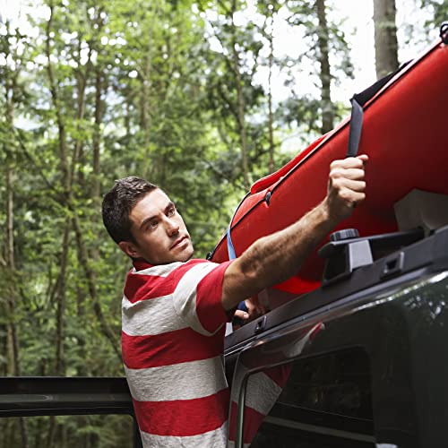 5 Pack Kayak Tie Down Straps, Lashing Straps With Buckles For Bike, Luggage, And Cargo (16.4 Ft, Black) #TOP1