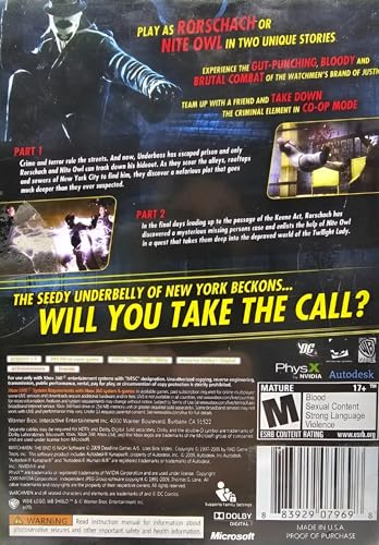 Image of Watchmen: The End is Nigh - Part 1 & 2 - Xbox 360 (Renewed)
