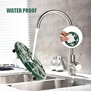 Cast Iron Trivet for Hot Dishes, Pumpkin Pattern Decorative Trivet for Hot Pots & Pans, Round Metal Heat-Resistant Pad Mat for Protective Countertop, Green Cast Iron Trivet for Hot Dishes Pumpkin Pattern Decorative Trivet for Hot Pots Pans Round Metal Heat Resistant Pad Mat for Protective Countertop Green