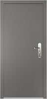 VIZ-PRO Steel Security Door with Frame - Fire Rated, Multi-Point Lock, Left Hinged Inward, Adjustable 39-41" Width, 83.5" Height Gray