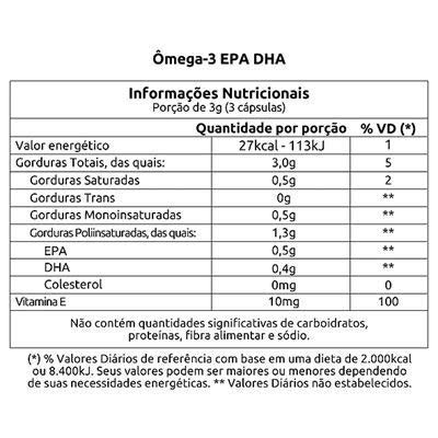 Kit 5 Ômega 3 EPA DHA 1000mg Vitafor 60 cápsulas