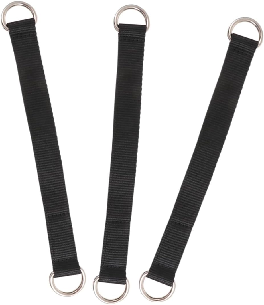 3Pcs Multifunctional Hanging Bands Durable Gymnastic Ring Belts for Pull Up Bar Home Gym Easy to Install Exercise Straps for