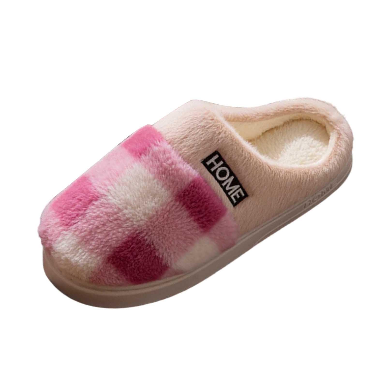 Genérico Zapatillas Mujer Casa Zapatillas Casa Mujer Pantuflas Hombre De Estar por Niña Bailarinas Ladies Slippers Andar por Impermeables Niño De Estar Pantuflas Antideslizantes Bata Invierno Barefoot