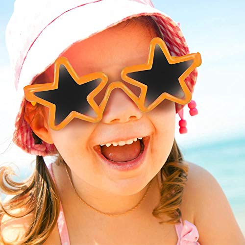ArtCreativity Kiddie Star Shaped Sunglasses, Set of 12 Colorful Neon Sun Glasses for Boys and Girls, Fun Summer Toddler Kid Sunglasses, Birthday, Pool, Beach Party Favors Supplies, Goodie Bag Stuffer4