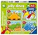 Produktbild Ravensburger Jolly Dinosaurs My First Jigsaw Puzzles (2, 3, 4 and 5 Piece) Educational Toys for Toddlers Age 18 Months and Up