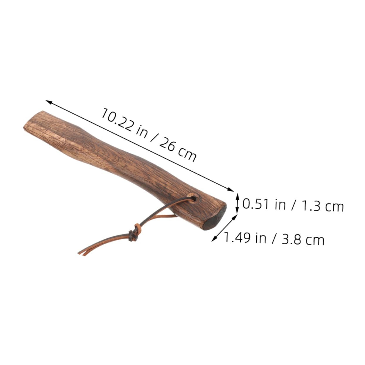 ifundom 5 Sztuk Mini Trzonek Do Siekiery Okrągły Drewniany Trzonek Ergonomiczny Drewniany Trzonek Trzonki Do Siekiery Zamienny Trzonek Motyki Zamienny Drewniany Trzonek Do Narzędzi