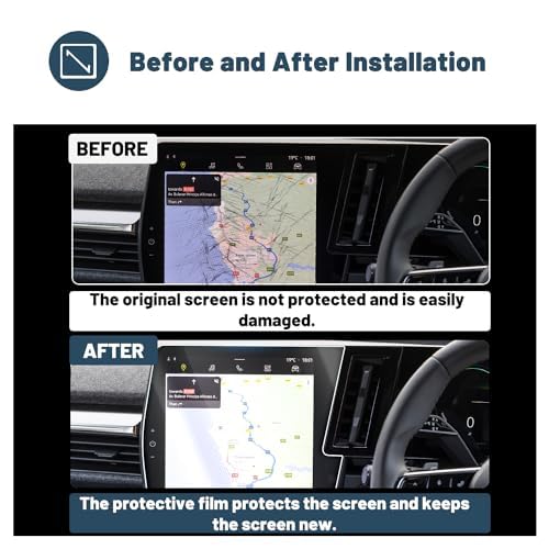 Protecteur d'ecran Megane E Tech anti-reflet et rayures 12 pouces