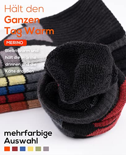 WEIERYA Skisocken aus Merinowolle 2 Paar, Thermische Lange Kniestrümpfe zum Skifahren, Snowboarden, Winter-Outdoor-Aktivitäten – Bild 3