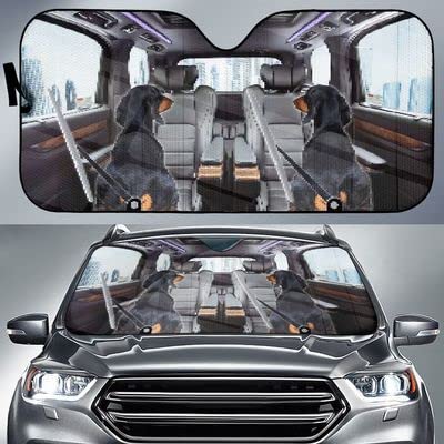 Protecteur de pare-brise intérieur universel pour SUV bâche solaire Teckel L