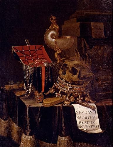 Cuadro Natura morta Vanitas: transforma tu salón con este lienzo de Edwaert Collier