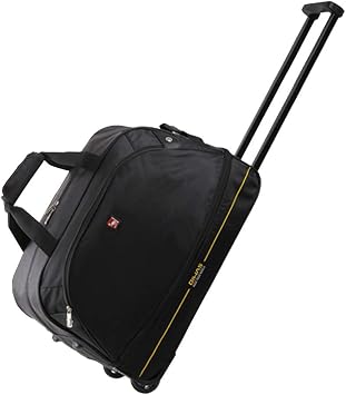 Maleta De Cabina 2 Ruedas Bolsa Bolsa de Negocios Ejecutivo Oficina Móvil  de Cabina Maleta del Equipaje XJY (Color : Black, Size : 26.5 * 55.5 *  36cm) : Amazon.es: Equipaje