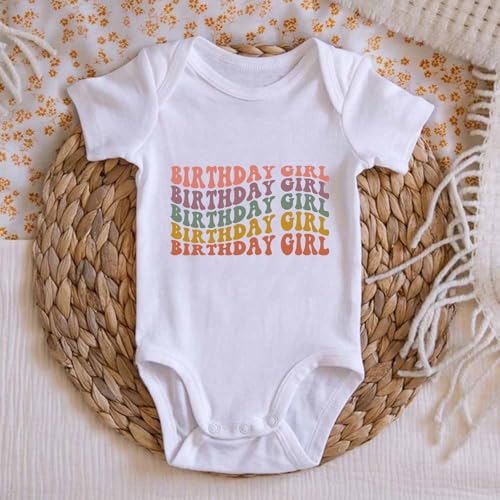 Birthday Girl Baby Bodysuit 1st Birthday Bodysuit Girl for Baby Girls Romper4