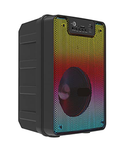 SOMAYEWA Portable Bluetooth Speakers,5 LED Lights Patterns Wireless Speaker Bluetooth 5.0 Hi-Fi Powerful Sound,Outdoor Speaker for Home Party Gifts