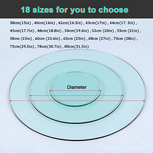 Dessus de table rond trempé facile à installer pour réparer ou protéger votre table basse - 4