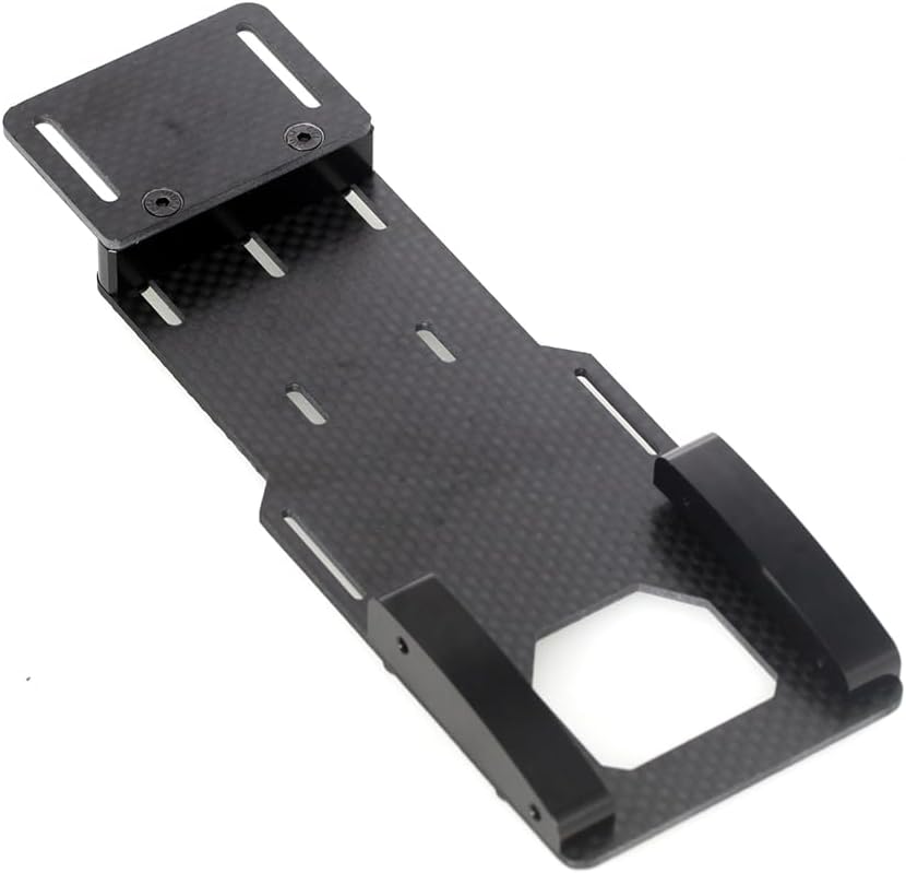 LCX 1/10th RC Crawler Car Carbon Fiber Battery Tray for Axial SCX10 II, Upgrades Parts Accessories