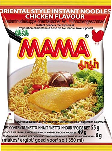 Mama Instant Pasta, pollo, 24 unidades) (24 x 55 g)