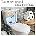 BE-TOOL Toilet Flappers Replacement Compatible for 2-Inch Flush Valves,Water Saving, High Performance Rubber Toilet Flapper Easy to Install,Blue, POM Chain