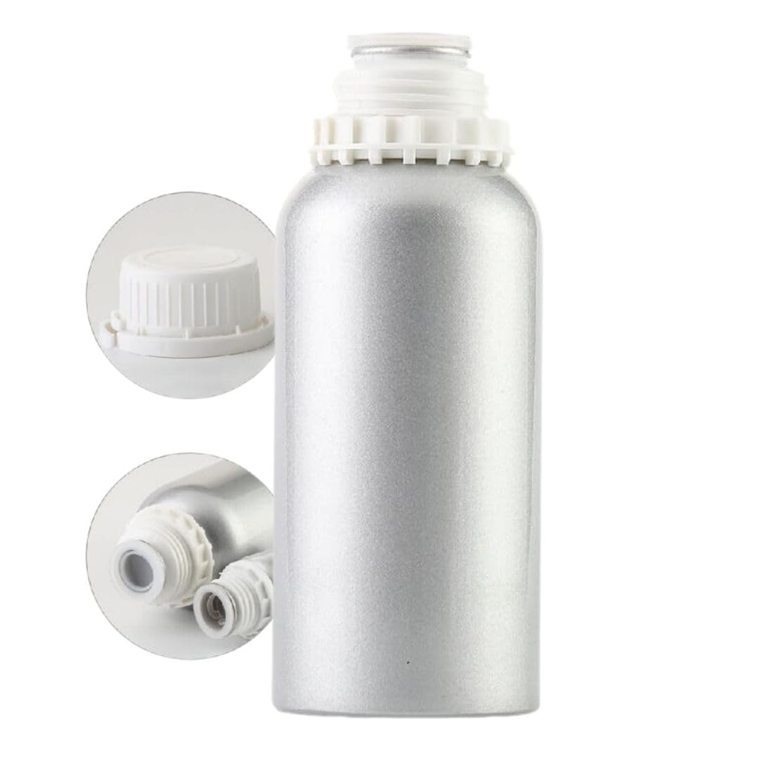 SWEET SUNNAH BLACK SEED, YOURS TO DISCOVER Brushed Aluminum Round Metal Bottle with Plug and Cap for storing essential oils 16 oz-image-45