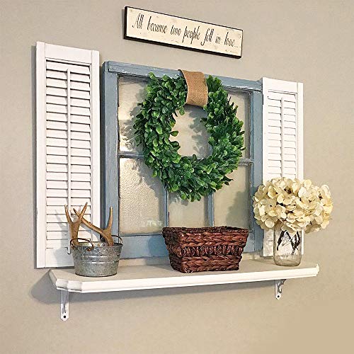 Lvydec 8541836984 Artificial Green Leaves Wreath thumb #7