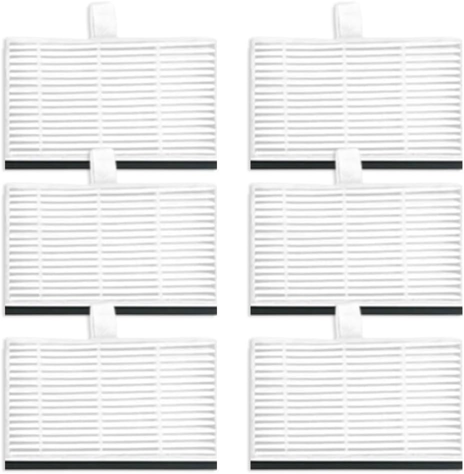 Robot Vacuum Replacement Parts Kit for Lubluelu L15 Roller Brush Side Brushes Filters Mop Cloths Cleaning Set(B)