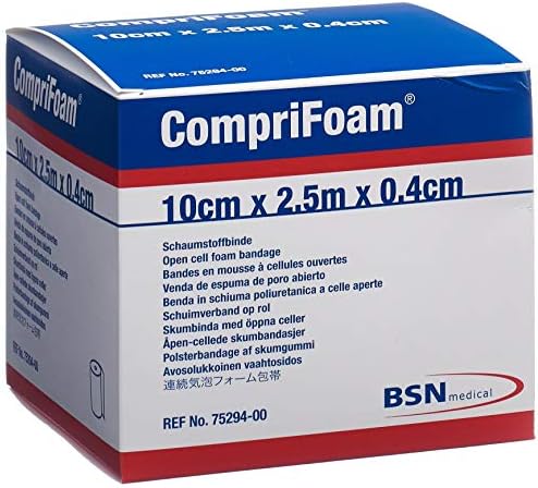 BSN medical Comprifoam 0,4 cm x 10 cm x 2,5 m, rollo de 1 unidad ...