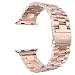 J&D Tech Apple Watch Band Series 2 Series 1, Stainless Steel Replacement Strap with Metal Clasp Adapter