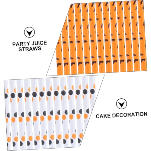 Set de 250 pitillos de papel para Halloween miniatura 5