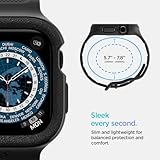 Spigen Vault Pro Case with Strap Band Compatible with Apple Watch Series 10 46mm (2024) - Matte Black - Image 4