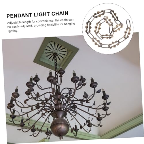 Chaîne et fixation pour lampe suspendue rallonge réglable moderne