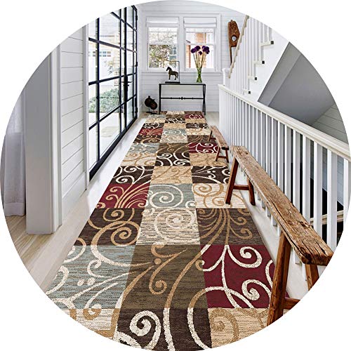 Tapis de passage d'allée 3D moderne en polyester de 5mm d'épaisseur