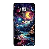 KARTXITAI Hülle Kompatibel mit Asus Zenfone 3 Deluxe ZS570KL, Stoßfeste Schutzhülle mit Weiche Silikon Bumper Hülle Handyhülle Anti-Kratzt Leichtes Matt Finish Rückseite - Architektur