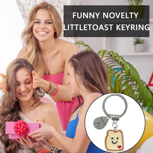 New Home Keychain Gift | “Here's a Little Toast to Your New Home” Keyring with Gift Bag | Housewarming Present for Men & Women, Cute Moving In & Fresh Start Gift - Image 5