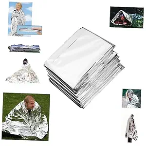 Anneome 5pcs Soccer Water Bottles Bulk Blanket Rescue Warm Blanket Thermal Blanket Emergency Blanket Safety Blanket Survival Blanket Blanket Security Blanket Outdoor