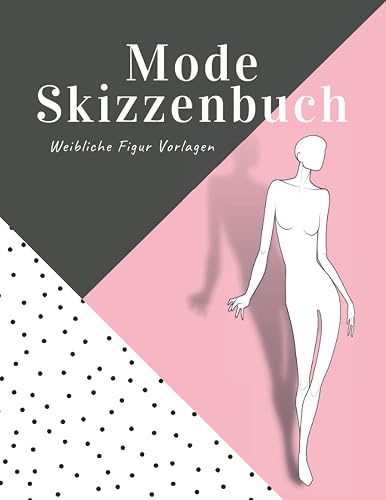 Mode Skizzenbuch. Weibliche Figur Vorlagen