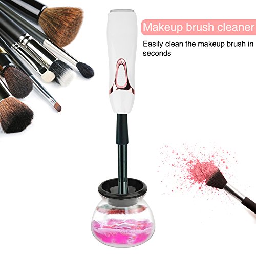 Makeup Brush Cleaner,Aibay Professional Automatic Clean and Dry All Size Makeup Brushes in Seconds