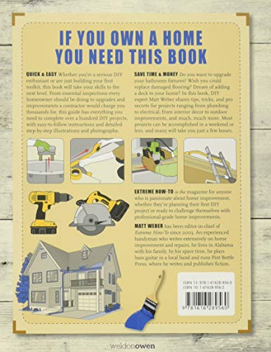 The Quick & Easy Home Diy Manual: 321 Tips (Extreme How-To) #TOP1