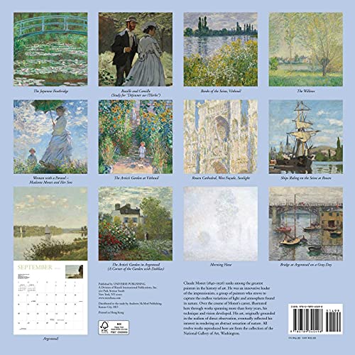 Monet 2022 Wall Calendar