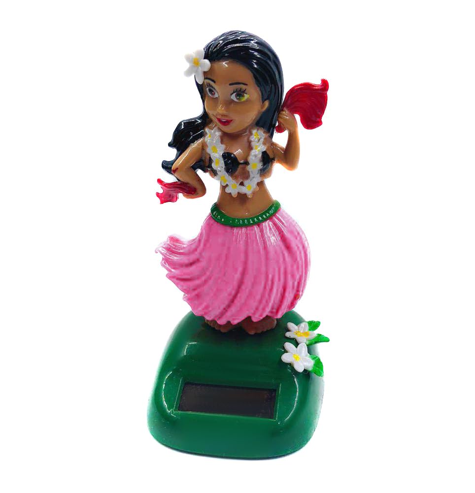 Bambola Hawaiana a Energia Solare Giocattolo, Giocattolo Solare Danzante Durevole Della Decorazione Del Cruscotto Dell'automobile Per La Dell'ufficio Del Cruscotto Della Decorazione Dell'auto