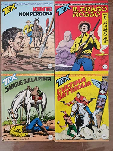 Lotto 4 fumetti Tutto Tex nuova ristampa