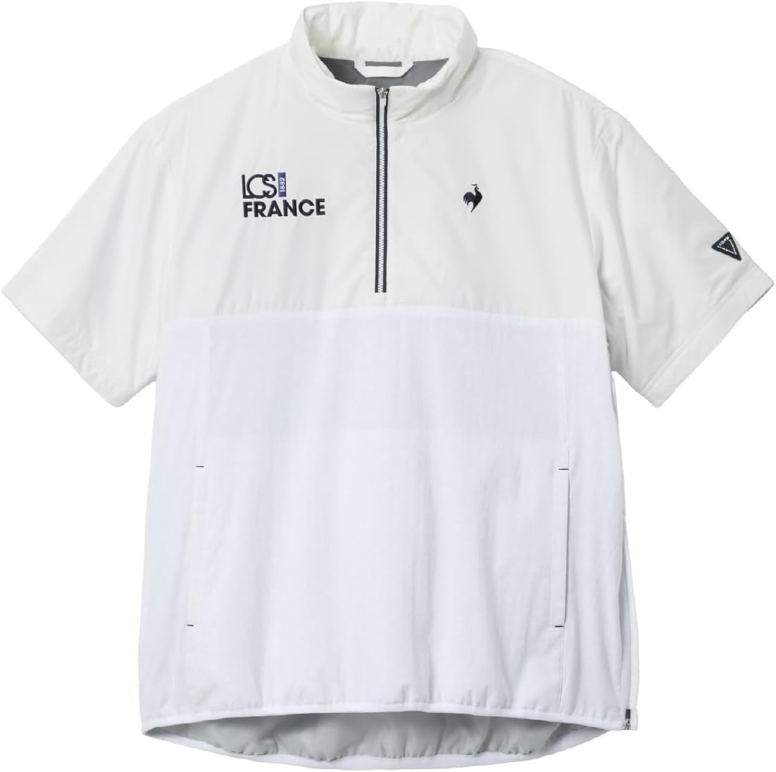 [ルコックスポルティフ] ゴルフウェア ブルゾン メンズ 中わた半袖ブルゾン LG5FWBC0M WH00 L