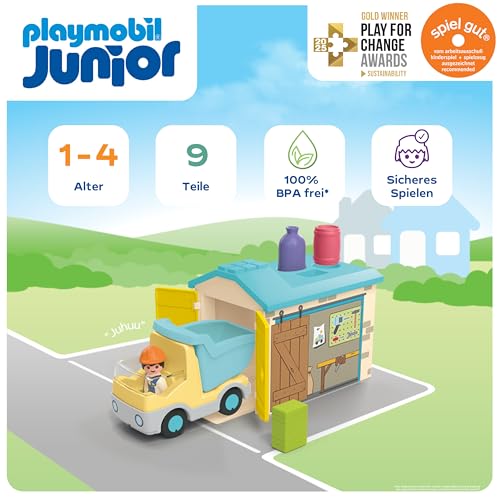 PLAYMOBIL LKW mit Sortiergarage – Ansicht 4
