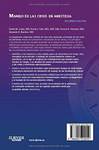 Manejo de las crisis en anestesia