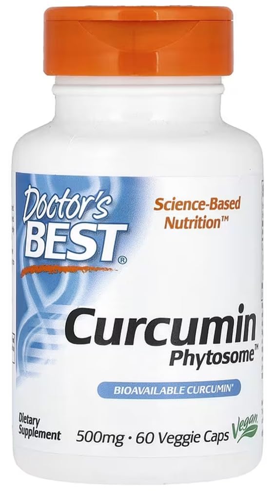Doctor's Best - Curcumin Phytosome with Meriva | Amélioration de l'absorption et soutien antioxydant - 60 gélules